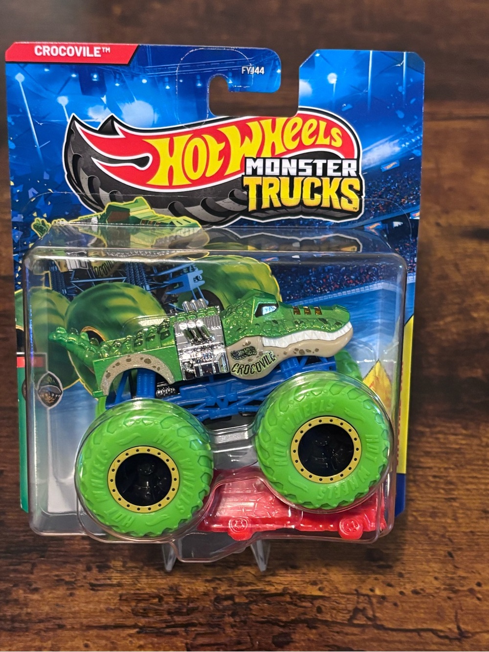 Hot Wheels Monster Trucks Crocovile - Green Die-Cast Toy Truck